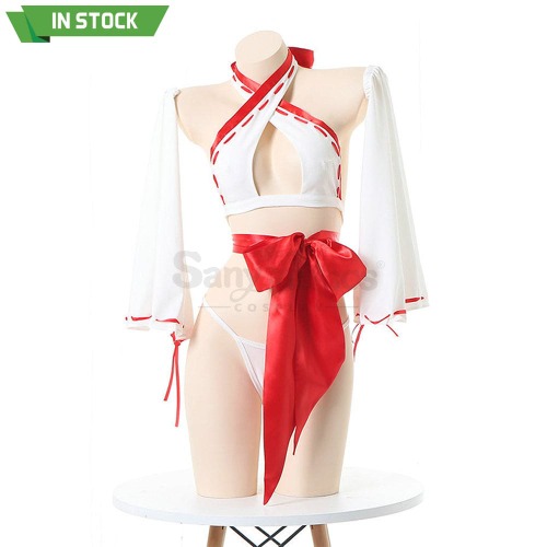 【In Stock】Sexy Cosplay Antique Japanese Witch Style Kimono Nightgown Uniform Cosplay Costume