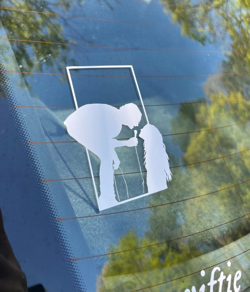 The 1975 inspired box/robbers car decal