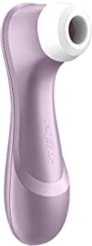 Satisfyer Pro 2 Air-Pulse Clitoris Stimulator - Non-Contact Clitoral Sucking Pressure-Wave Technology, Waterproof, Rechargeable (Violet) - Violet