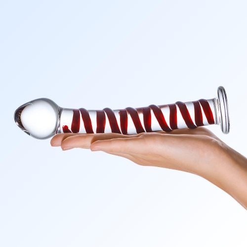 Gläs Mr. Swirly Glass Dildo - Solo Gläs Toy