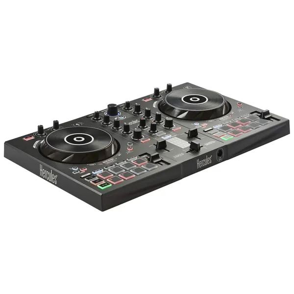 Hercules DJ Control Inpulse 300 | 2 Channel USB Controller, with Beatmatch Guide, DJ Academy and Full DJ Software DJUCED Included - DJ Control Inpulse 300