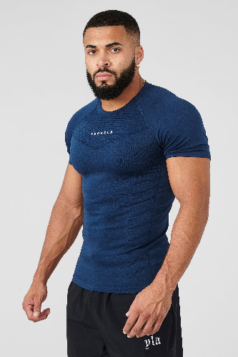 475 SuperVillain Compression Tees | Navy / Medium