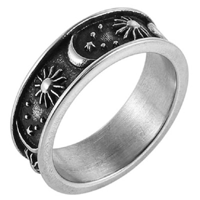 Star Moon Ring