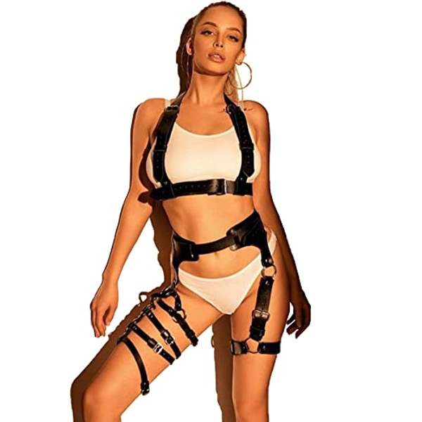 Leather Chest Body Chain Sexy Waist Chains