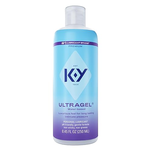 K-Y Ultragel Water Based Lube for Sex, Anal Lube, Non-Greasy Water Based Personal Lubricant, pH Friendly Sex Lube for Sex Toys for Women & Male Sex Toys, Condom Friendly Personal Lube, 8.45 Fl Oz - 8.45 Fl Oz (Pack of 1)