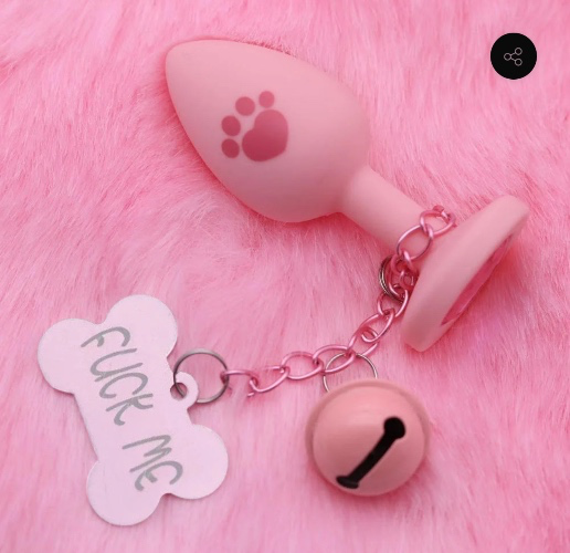 Pup Tag Paw Plugs - Pink
