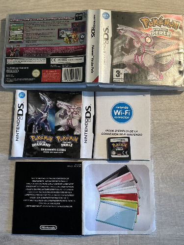 POKÉMON VERSION PERLE COMPLET BOÎTE NOTICE NINTENDO DS PAL FRA VF CIB OVP PEARL