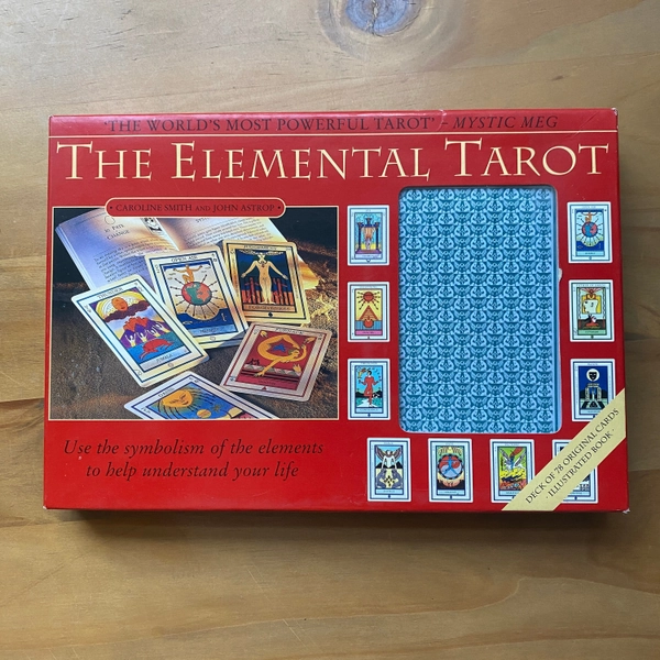 Complete vintage 1999 set of The Elemental Tarot by Caroline Smith and John Astrop.