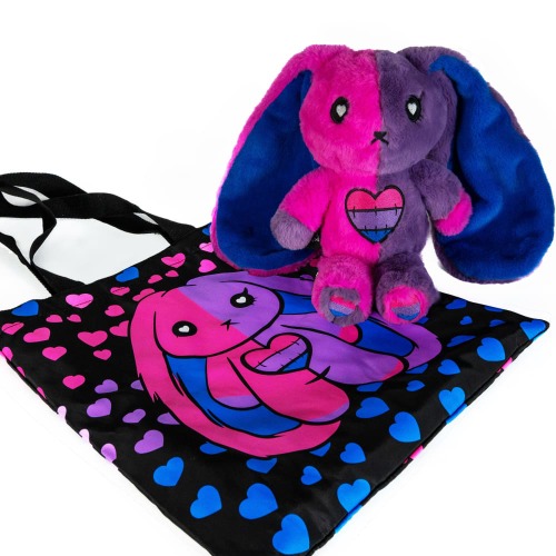Plushie Dreadfuls - Bi Bunny - Plush Stuffed Animal