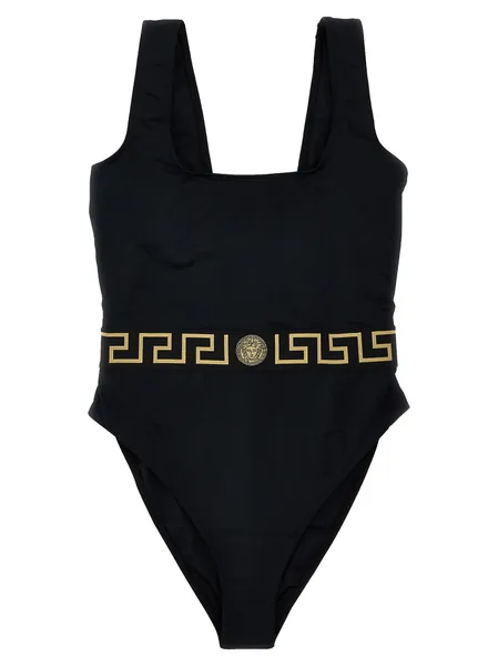 Greca Beachwear Black