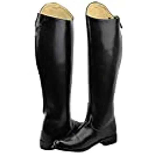 Hispar Women Ladies Stirling Dress Dressage Boots with Back Zipper Riding English Equestrian Black