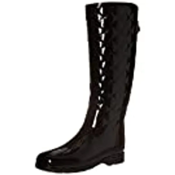 HUNTER Refined Gloss Quilt Tall Rain Boots
