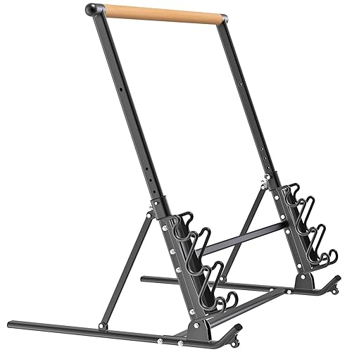 SELEWARE Home Ballet Barre System Portable Foldable Barre Bar Dance Bar for Home Workout Dance Equipment Height Adjustable Anti-Slip - Foldable Barre Bar Height adjustable from 32-38 inches