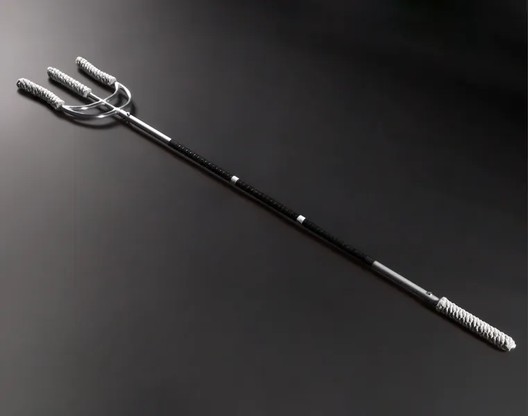 Fire Staff Trident. Fire Dragon Staff Trident