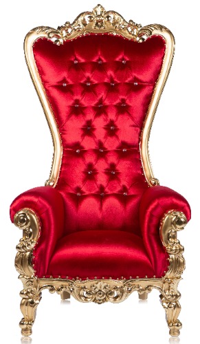 Vintage "Dynamite" Shellback throne Red/Gold (West Coast) | Default Title