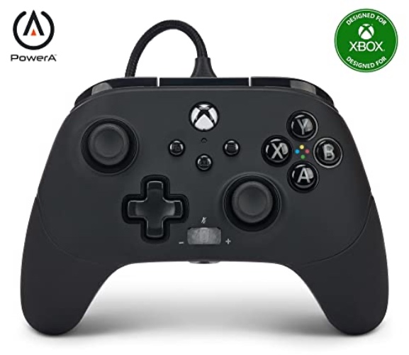 PowerA FUSION Pro 3 Wired Controller for Xbox Series X|S, Xbox One, Mappable Advanced Gaming Buttons, Xbox Controller, Trigger Locks, Black, Officially Licensed for Xbox - Fusion Pro 3 - Rear Buttons