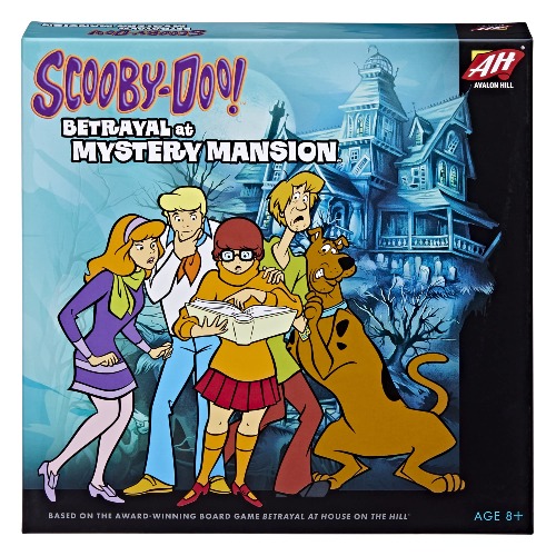 Avalon Hill Scooby Doo in Betrayal at Mystery Mansion | Official Scooby Doo + Betrayal at House on The Hill Board Game | Ages 8+ , Black