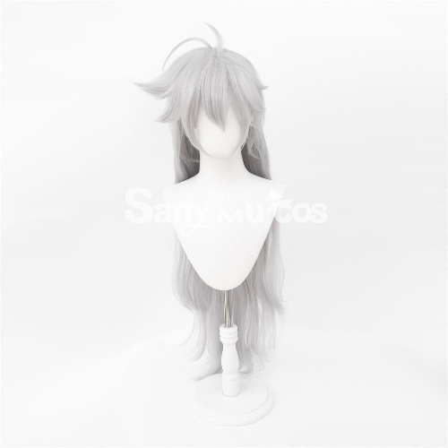 Game Genshin Impact Razor Silver Long Cosplay Wig