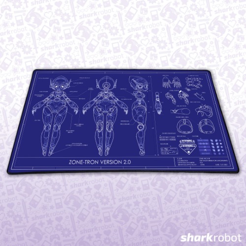 Zone-tron Blueprint Playmat | Default Title