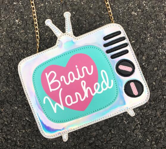 Brain Washed Bag - Silver
