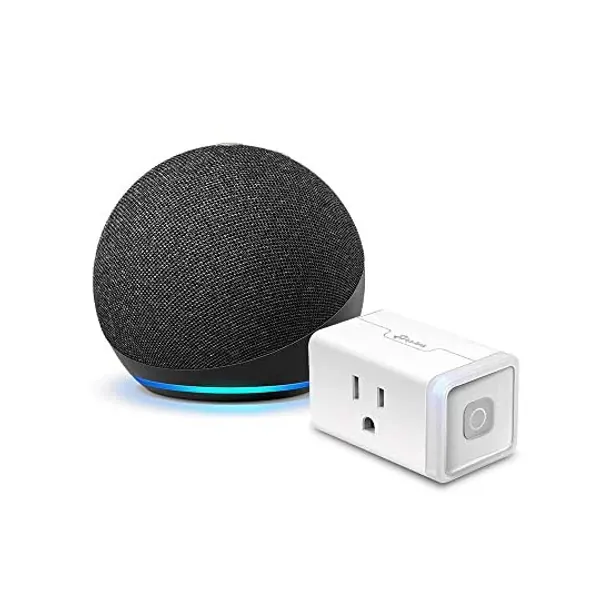 
                            Echo Dot (4th Generation) with TP-Link Smart Plug (Charcoal)
                        