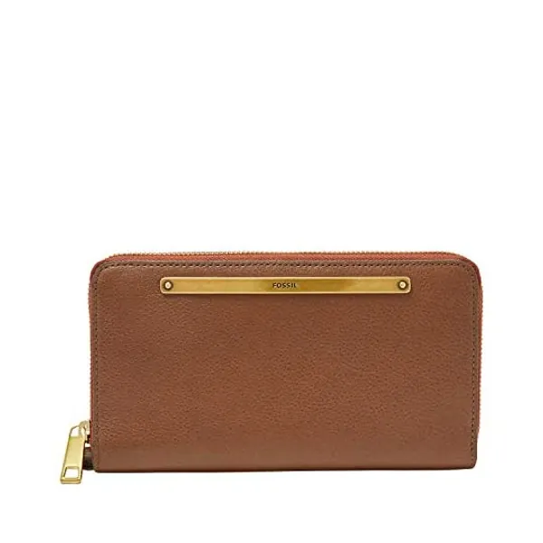 
                            Fossil Women's Liza Leather Zip Around Clutch Wallet
                        