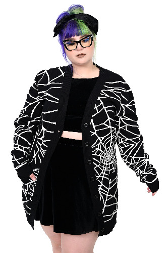 Cobwebs Cardigan Sweater | M/L