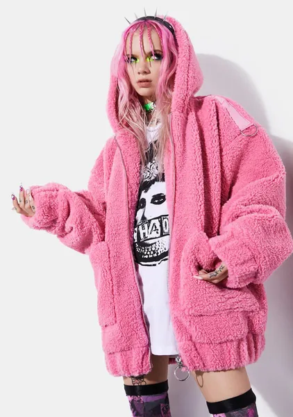 Teenage Kicks Teddy Coat | Medium