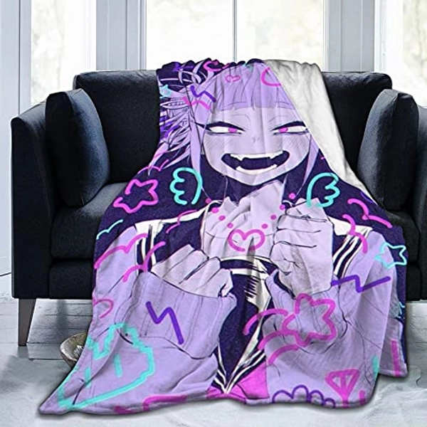 Himiko Toga Throw Flannel Fleece Blankets Soft Plush Anime 3D Prin Blanket for Couch Sofa Bed Home Decorations 60"X50"