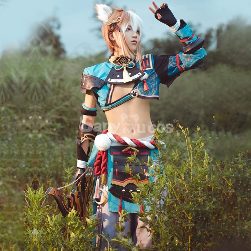 【In Stock】Game Genshin Impact Cosplay Gorou Cosplay Costume - S