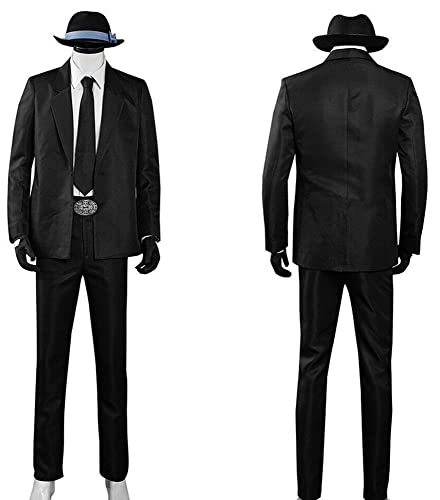 Xuminvty Adult Sniper Mask Cosplay Outfit Mask Gloves Hat High Rise Invasion Costume Halloween Carnival Suit - Large - Black