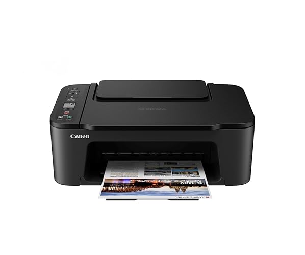 Canon PIXMA TS3720 - Wireless All-in-One Home Office Printer, Copier, Scanner, Mobile Friendly, Black - Black