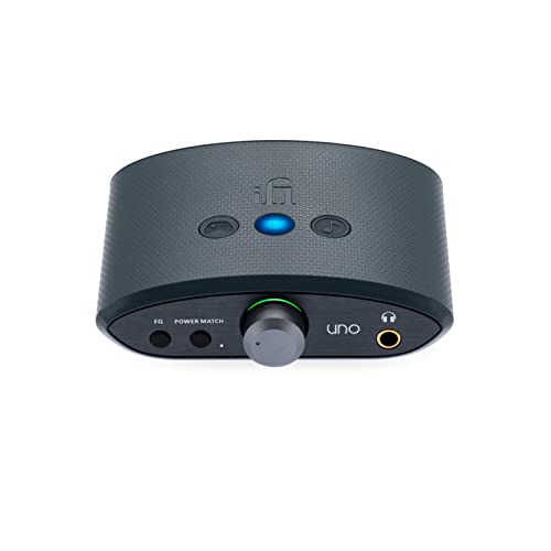 iFi uno - DAC y amplificador de auriculares - Entrada USB-C - Mejora el audio mediocre - Modo Streaming/Juegos/Música- 32 bits/384 kHz/DSD256/MQA- Windows/MAC/Dispositivo Inteligente/Altavoces Activos