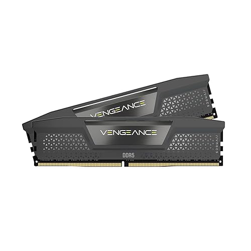 CORSAIR VENGEANCE DDR5 64GB (2x32GB) DDR5 6000MHz CL30 AMD EXPO Intel XMP iCUE Memoria de Ordenador Compatible - Gris (CMK64GX5M2B6000Z30) - 64GB (2x32GB)