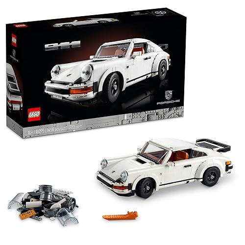 LEGO Icons Porsche 911 10295 Building Set, Collectible Turbo Targa, 2in1 Porsche Race Car Model Kit for Adults and Teens to Build, Gift Idea - Standard Packaging