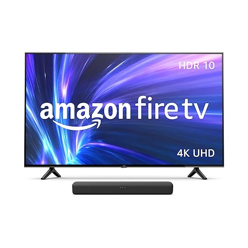 Amazon Fire TV 55" 4-Series with Fire TV Soundbar - 55-inch - with Fire TV Soundbar