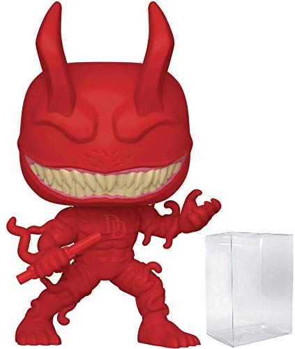 POP Marvel: Venom - Venomized Daredevil Funko Pop Vinyl Figure (Bundled with Compatible Pop Box Protector Case), Multicolored, 3.75 inches