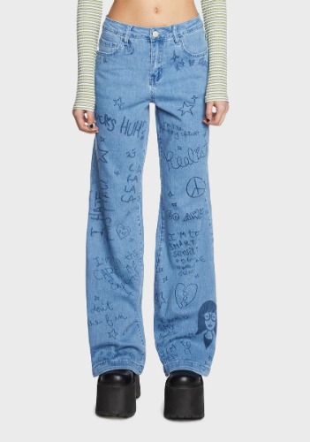 My So-Called Angst Flare Jeans | Large