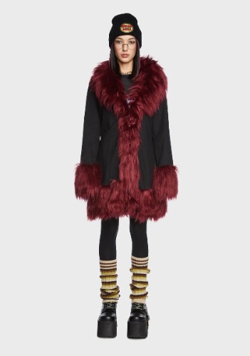 Daria's Inferno Faux Fur Coat | X-Large