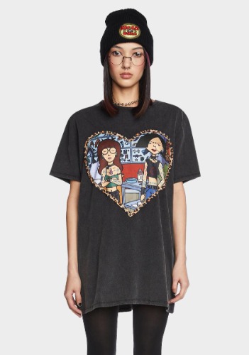 Vandal Maidens Oversized Tee | Large