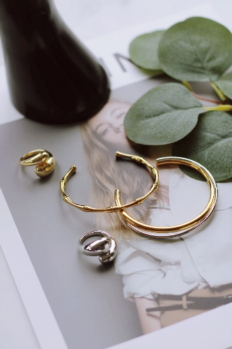 MORGAN BAMBOO BRACELET IN GOLD (WATERPROOF & 18K GOLD PLATED)