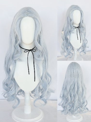 Pastel blue wig 
