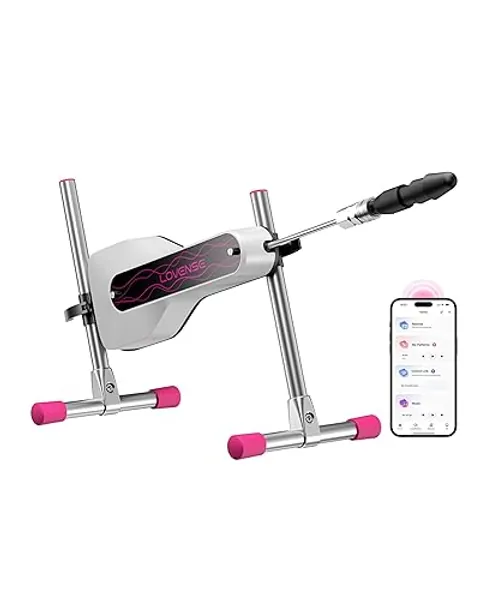 LOVENSE Mini Sex Machine, Sex Toys - Machines & Devices with Remote Control, Thrusting Machine for Women for G Spot Anal Stimulation, Adult Toys with Dildo Discreet Packaging