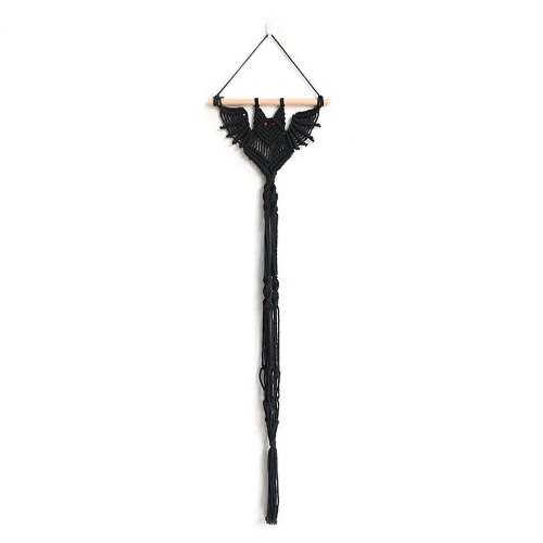 Gothic Bat Wall Hanging Planter Holder - Long - Planter Holder