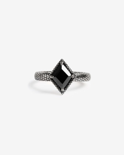 Black Lake Serpent Ring | US 7 / Silver