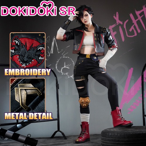 DokiDoki-SR Boxer/Emo Vi Arcane Cosplay