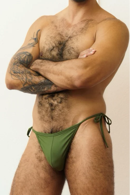 BIKINI THONG WILD PINE - ONTRACKS STUDIO