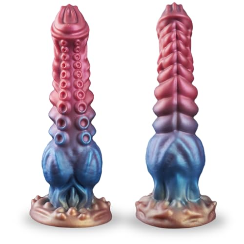 9.7in Monster Dildo Tentacle Dildo, Dragon Dildo Horse Dildo Thick Dildo, Fantasy Dildo Anal Dildo Knot Dildo, Huge Dildo Dog Dildo Big Dildo, Alien Dildo Adult Sex Toys for Gay Men Women