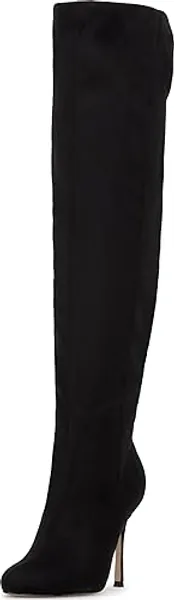 Jessica Simpson Women's Nicolosiw Over-The-Knee Boot - 8 - Black Wide Calf