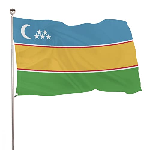 Karakalpakstan Flag Garden Flag Outdoor Indoor Decoration Flag for Home Outdoor Decorations 35x59 in - 35x59 in - Style-1